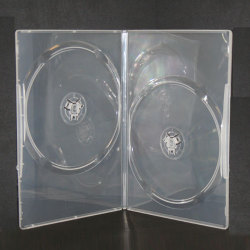 7mm Premium Slim Clear Double DVD Cases