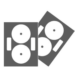 Compatible Full Coverage Econo Matte CD / DVD Label for Neato (CLP-192239) 1 Pack