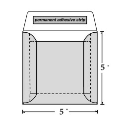 White Board CD DVD Mailer With Flap, Tape, and Seal