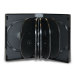39mm Black DVD Case with 5 Trays (12 Discs)