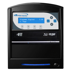 Hard Drive To 1 Target Duplicator with 12X LG Blu-ray Burner and 500G Hard  Drive & USB 3.0 Multi-File CopyConnect