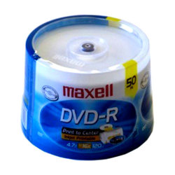 White Matte Inkjet Hub Printable 16X DVD-R Media in Cake Box