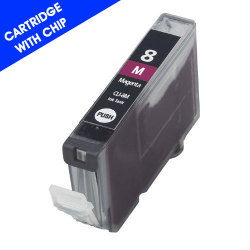 Canon CLI-8M Remanufactured Magenta Inkjet Cartridge with Chip