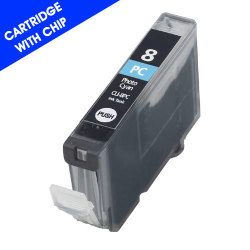 Canon CLI-8PC Remanufactured Photo Cyan Inkjet Cartridge with Chip