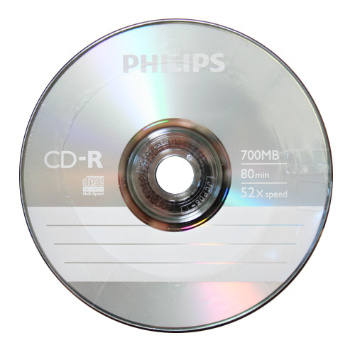 HP 52x CD-R Branded / Logo Blank Recordable Discs 700MB 80