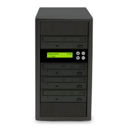 1 To 3 Target Duplicator with 20x DVD+/-R/RW/ 8x Double Layer DVD+/-R /CD Burner - Standard Black Casing