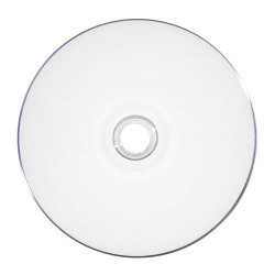 White Inkjet Hub Printable 16X DVD-R Blank Media Discs