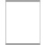 Laser / Inkjet 1-Up Matte 8.5" x 11" White Full Sheet Label Compatible to Avery 5165, 5265 and 8165